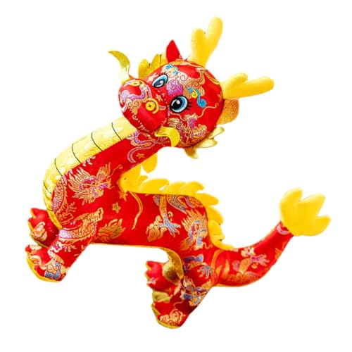 Sosoport Jahr Der Drachen-Maskottchen-Puppe Drachen-Maskottchen- Spielzeugdrache Kuscheltier Ausgestopfter Drache Chinesische Neujahrsdrachendekorationen Süßes Stofftier Baumwolle Sosoport Jahr Der Drachen-Maskottchen-Puppe Drachen-Maskottchen- Spielzeugdrache Kuscheltier Ausgestopfter Drache Chinesische Neujahrsdrachendekorationen Süßes Stofftier Baumwolle von Sosoport