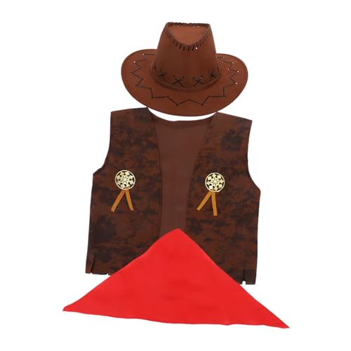 Sosoport Jeans Tanzkostüme Weste Cowboykostüm Für Jungen Cowboyhut Für Cowboy -outfit Cowboy -kostüm Cowboyhut Für Kleinkinder Cowboyhut Für Jungen Jungenkostüm Vlies Brown Sosoport Jeans Tanzkostüme Weste Cowboykostüm Für Jungen Cowboyhut Für Cowboy -outfit Cowboy -kostüm Cowboyhut Für Kleinkinder Cowboyhut Für Jungen Jungenkostüm Vlies Brown von Sosoport