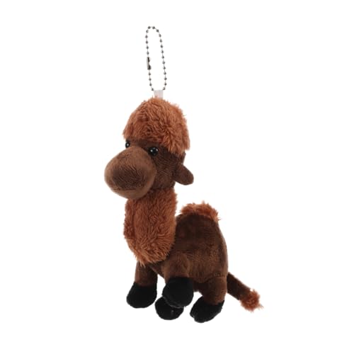 Sosoport Kamelplüschschlüsselkettenweicher Tierheizschlüsselring Für Taschen Und Rucksäcke Niedlich Gefüllte Kamelspielzeug Ideal Für Geburtstagsfeiern Und Wüstentierliebhaber Kaffee von Sosoport