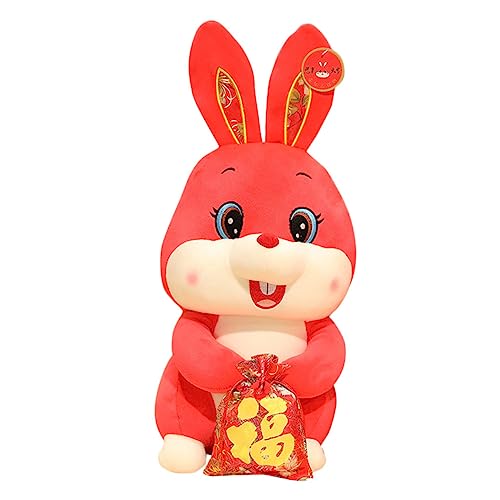 Sosoport Kaninchen Plüschtier Hase Kaninchen Flauschiges Kaninchen-Maskottchen-Puppe-Ornamente Ausgestopft Klein Frühlingsfest-Ornamente Stofftiere Kuscheltier Pp Baumwolle Rot Sosoport Kaninchen Plüschtier Hase Kaninchen Flauschiges Kaninchen-Maskottchen-Puppe-Ornamente Ausgestopft Klein Frühlingsfest-Ornamente Stofftiere Kuscheltier Pp Baumwolle Rot von Sosoport