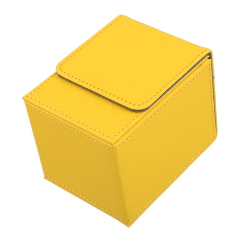 Sosoport Kasten Aufbewahrungsbox für Karten Dekorationsmünzen Speichersportkarte Vitrine Kartenaufbewahrungsbox Praktische Kartenbox Kartenetui Kartenhülle Verschleißfestes Flanell Yellow Sosoport Kasten Aufbewahrungsbox für Karten Dekorationsmünzen Speichersportkarte Vitrine Kartenaufbewahrungsbox Praktische Kartenbox Kartenetui Kartenhülle Verschleißfestes Flanell Yellow von Sosoport