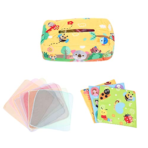 Sosoport Kasten Tissue-Box Kleinkinder sensorisch fürs Kleinkind Sinnesspielzeug -Taschentuch-Ziehspielzeug interaktives Kleinkindspielzeug Plüsch Sosoport Kasten Tissue-Box Kleinkinder sensorisch fürs Kleinkind Sinnesspielzeug -Taschentuch-Ziehspielzeug interaktives Kleinkindspielzeug Plüsch von Sosoport
