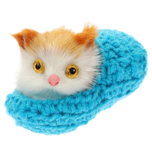 Sosoport Katzenschmuck katzenspielzeug für Toys for spielzeuge plüschkatze Kuscheltier lebensechtes Katzenstofftier Hintergrundversorgung Tierfigur Garn Blue Sosoport Katzenschmuck katzenspielzeug für Toys for spielzeuge plüschkatze Kuscheltier lebensechtes Katzenstofftier Hintergrundversorgung Tierfigur Garn Blue von Sosoport