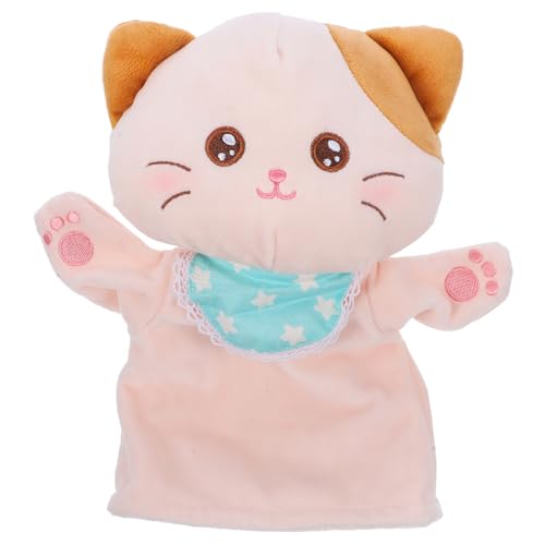 Sosoport Katzenspielzeug Handpuppe aus Plüsch Niedliche Cartoon Tierhandpuppe für Interaktives und Geschichtenerzählen für Kindergarten und Zuhause Sosoport Katzenspielzeug Handpuppe aus Plüsch Niedliche Cartoon Tierhandpuppe für Interaktives und Geschichtenerzählen für Kindergarten und Zuhause von Sosoport