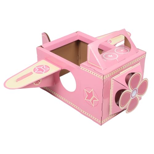 Sosoport Kinderflugzeugkarton tragbares DIY- für Flugzeugkostüm aus Pappe Kinderkostüm aus Pappe Spielzeugflugzeug für Flugzeugspielzeug für Papier Rosa Sosoport Kinderflugzeugkarton tragbares DIY- für Flugzeugkostüm aus Pappe Kinderkostüm aus Pappe Spielzeugflugzeug für Flugzeugspielzeug für Papier Rosa von Sosoport