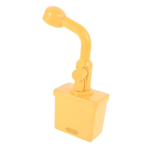 Sosoport Kinderhahn kinderküche zubehör Wasserhahn Lernspielzeug Küche Rollenspiel zubehör Küchenspülenspielzeug für Jungen Ersatz für elektrisches Wasserhahnspielzeug Plastik Yellow von Sosoport