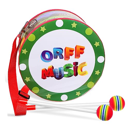 Sosoport Kindertrommel mit Trommelstöcken Trommel Lustiges Lernspielzeug für Kleinkinder Musikinstrument für Jungen von Sosoport