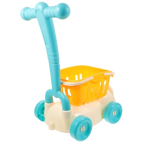 Sosoport Kinderwagenspielzeug Mit Wagen Mini Einkaufswagen Einkaufswagen Zum Faltbarer Lebensmittelwagen Auf Rädern Kleinkindspielzeug Einkaufswagen Für Grüne Bauchmuskeln von Sosoport