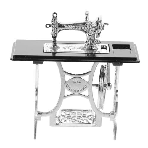 Sosoport Kleine Nähmaschine Miniaturmöbelmodell Für Puppenhaus Vintage Nähmaschine Dekorationszubehör Für DIY Puppenhaus Projekte Hochwertiges Für Sammler Sosoport Kleine Nähmaschine Miniaturmöbelmodell Für Puppenhaus Vintage Nähmaschine Dekorationszubehör Für DIY Puppenhaus Projekte Hochwertiges Für Sammler von Sosoport