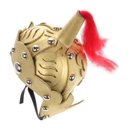 Sosoport Kostümhelm für Krieger Einstellbarer mit Sicherem Kinnriemen Halloween Cosplay Theateraufführungen Themenpartys Goldene Ausführung Zufällige Farbe Sosoport Kostümhelm für Krieger Einstellbarer mit Sicherem Kinnriemen Halloween Cosplay Theateraufführungen Themenpartys Goldene Ausführung Zufällige Farbe von Sosoport
