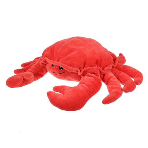 Sosoport Krabbenpuppe Meerestierspielzeug Emuliertes Tierspielzeug Handpuppenspielzeug Frühpädagogisches Cartoon Tierpuppenspielzeug Interaktives Kreatives Puppenspielzeug Krabbe Stofftier von Sosoport