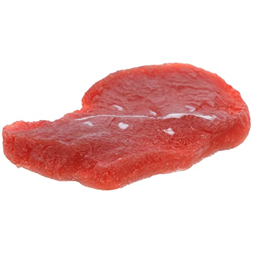 Sosoport Künstliches Rindfleisch Modell Realistisches Fake Meat für Rindfleischscheiben Dekoration für Szenen Lernspielzeug Sosoport Künstliches Rindfleisch Modell Realistisches Fake Meat für Rindfleischscheiben Dekoration für Szenen Lernspielzeug von Sosoport