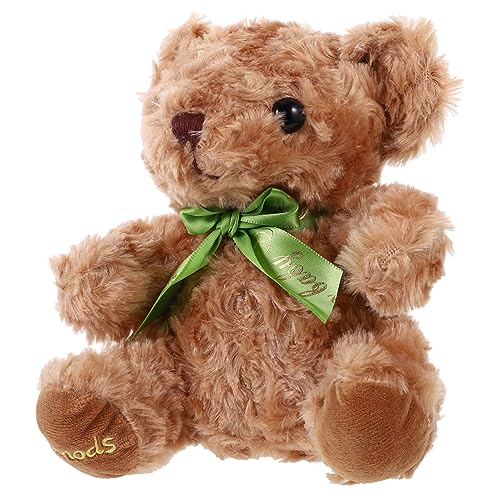 Sosoport Kuscheltier Bär aus Plüsch Süße Stoffpuppe mit Schleife für Freunde Lustiges für Schlafzimmer Wohnzimmer Kreatives Tiermotiv Sosoport Kuscheltier Bär aus Plüsch Süße Stoffpuppe mit Schleife für Freunde Lustiges für Schlafzimmer Wohnzimmer Kreatives Tiermotiv von Sosoport