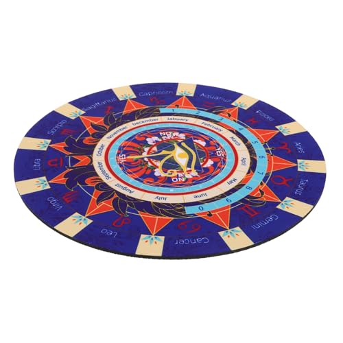 Sosoport Meditationsmatte für Pendelrituale Rundes Altarzubehör mit Astrologischen Symbolen für Wahrsagung und Spirituelle Praktiken Langlebig und Detailreich Gestaltet Sosoport Meditationsmatte für Pendelrituale Rundes Altarzubehör mit Astrologischen Symbolen für Wahrsagung und Spirituelle Praktiken Langlebig und Detailreich Gestaltet von Sosoport