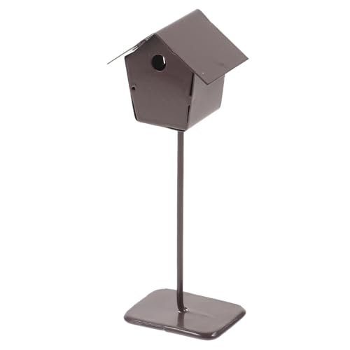Sosoport Mikrolandschaft Vogelnest Kleiner Vogelkäfig Vogelkäfig Dekoration Winzige Vogelkäfig Requisite Vogelkäfig Ornament Puppenhaus Gefälschter Vogelkäfig Zubehör Rollenspiel von Sosoport