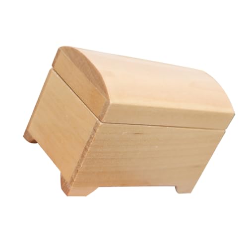 Sosoport Mini-Box winzig Miniaturen DIY House Miniature kleinmöbel DIY Miniaturhaus House Decoration holzspielzeug Miniatur-Puppenhauszubehör Miniatur-Aufbewahrungsbox hölzern Khaki von Sosoport