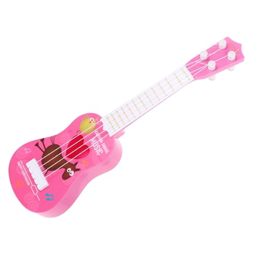 Sosoport Mini Cartoon Gitarre für Saiteninstrument zur Frühen Musikalischen Bildung Leicht und Tragbar Sicheres Material für Drinnen und Draußen Perfektes Lernspielzeug von Sosoport