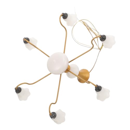 Sosoport Mini Deckenleuchte für Puppenhäuser Dekorative Hängelampe Beleuchtung für Schlafzimmer Wohnzimmer und Esszimmer Robustes Design aus Hochwertigen Materialien Sosoport Mini Deckenleuchte für Puppenhäuser Dekorative Hängelampe Beleuchtung für Schlafzimmer Wohnzimmer und Esszimmer Robustes Design aus Hochwertigen Materialien von Sosoport