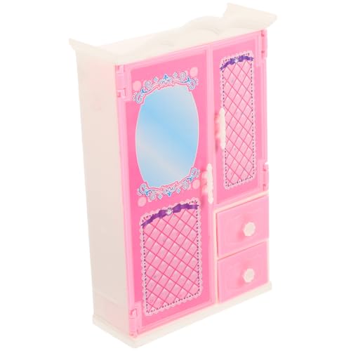Sosoport Mini Kleiderschrank Puppe Kleidung Möbel Miniaturen Klein Schränke Winzig Dekoration Mini-kleiderschrankmodell Miniatursachen Plastik Rosa Sosoport Mini Kleiderschrank Puppe Kleidung Möbel Miniaturen Klein Schränke Winzig Dekoration Mini-kleiderschrankmodell Miniatursachen Plastik Rosa von Sosoport
