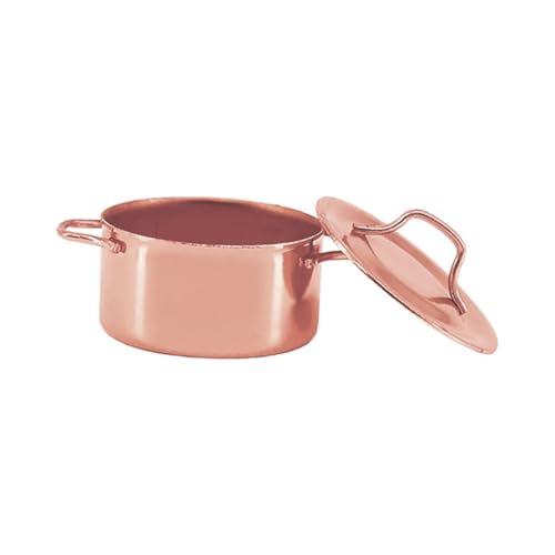 Sosoport Mini Küche Miniatur Mini Puppenhaus Zubehör Zum Basteln Von Kochutensilien Mini Dekoration Mini Zubehör Mini Kochgeschirr Mini Zubehör Roségold Legierung von Sosoport