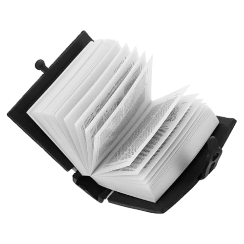 Sosoport Mini Möbelbuch Minivers Weihnachten Puppenhaus-Miniaturbücher Puppenhausdekoration Mini-Bücher-Ornamente Puppenhaus Bücher Mini-Haus-Ornament-Miniaturen Taufbuch Papier Schwarz von Sosoport
