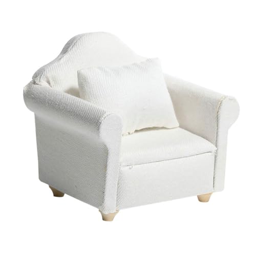 Sosoport Mini Möbelmodell Mini Couch Winziges Puppenhaus Spielzimmer Sofa Kinderspielzeug Kleines Mini Zubehör Kindermöbel Ornamente Für Kindercouch Weißer Stoff Sosoport Mini Möbelmodell Mini Couch Winziges Puppenhaus Spielzimmer Sofa Kinderspielzeug Kleines Mini Zubehör Kindermöbel Ornamente Für Kindercouch Weißer Stoff von Sosoport