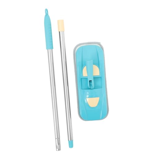 Sosoport Mini-Mopp Kinderspielzeugmopp Kleinkind Creme vorgeben kinderzimmer kinderzimmerdeko Kleiner Mopp für Chenille-Mopp- Plastik Sky-Blue von Sosoport