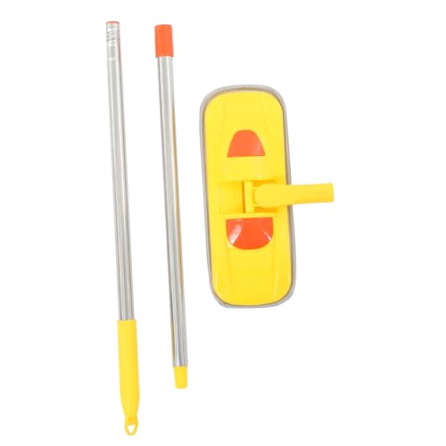 Sosoport Mini-Mopp kinderzimmer kinderbesen Haushaltsgeräte Spielzeugbesen Kleinkinder wischen pädagogische Reinigung Plastik Yellow von Sosoport