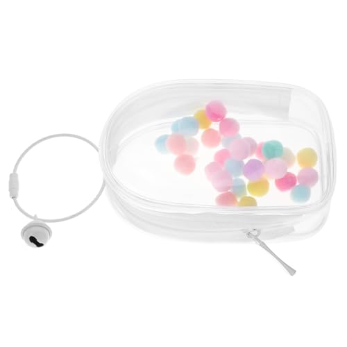 Sosoport Mini PVC Transparente Puppenaufbewahrungstasche mit Glocke und Ring Hochtransparente Displaytasche für Mini Puppen zum Organisieren und Präsentieren von Figuren und Sammlerstücken Sosoport Mini PVC Transparente Puppenaufbewahrungstasche mit Glocke und Ring Hochtransparente Displaytasche für Mini Puppen zum Organisieren und Präsentieren von Figuren und Sammlerstücken von Sosoport