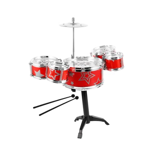 Sosoport Mini Schlagzeug für Realistisches mit Verschiedenen Klängen und Drumsticks für Kleinkinder Fördert Musikalische Fähigkeiten und Kreativität Sosoport Mini Schlagzeug für Realistisches mit Verschiedenen Klängen und Drumsticks für Kleinkinder Fördert Musikalische Fähigkeiten und Kreativität von Sosoport