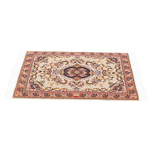 Sosoport Mini-Teppich Kleines Hauszubehör Simuliertes Teppichdekor Zubehör Für Puppenhäuser Kleines Hausdekor Miniaturteppich Mikrolandschaftsmodelle Mini Türkischer Teppich Tuch von Sosoport