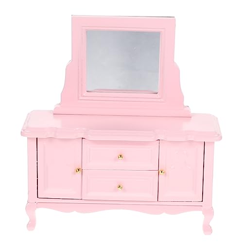 Sosoport Mini-kommode Klein Mini-puppenhausmöbel Miniatur -schlafzimmermöbel Puppenhaus-Spiegel Puppenhaus Schminktisch Mini-zubehör Für Puppen Miniatur-puppenkleid Birke Rosa Sosoport Mini-kommode Klein Mini-puppenhausmöbel Miniatur -schlafzimmermöbel Puppenhaus-Spiegel Puppenhaus Schminktisch Mini-zubehör Für Puppen Miniatur-puppenkleid Birke Rosa von Sosoport