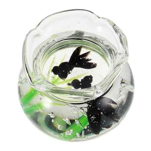 Sosoport Miniatur Aquarium Deko Resin Fischschale mit Realistischen Pflanzen und Fischen Detailreiche Puppenhaus Miniaturfigur Handgefertigt für Landschaft Fotografie und Kreative Szenen Sosoport Miniatur Aquarium Deko Resin Fischschale mit Realistischen Pflanzen und Fischen Detailreiche Puppenhaus Miniaturfigur Handgefertigt für Landschaft Fotografie und Kreative Szenen von Sosoport