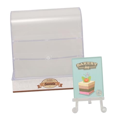 Sosoport Miniatur-Kuchenschrank aufbewahrungsbox puppenstubenmöbel DIY-Puppenhaus Puppenhaus Zubehör Puppenhaus-Spielset Anzeige von Lebensmittelmodellen Bäckerei Vitrine Plastik Sosoport Miniatur-Kuchenschrank aufbewahrungsbox puppenstubenmöbel DIY-Puppenhaus Puppenhaus Zubehör Puppenhaus-Spielset Anzeige von Lebensmittelmodellen Bäckerei Vitrine Plastik von Sosoport