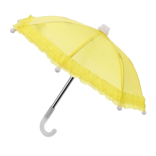 Sosoport Miniaturer Puppenschirm für Puppen Stylischer Regenschirm Zubehör für Chafou Puppen Dekorative Requisiten Gelb für Kreatives und Präsentation Sosoport Miniaturer Puppenschirm für Puppen Stylischer Regenschirm Zubehör für Chafou Puppen Dekorative Requisiten Gelb für Kreatives und Präsentation von Sosoport