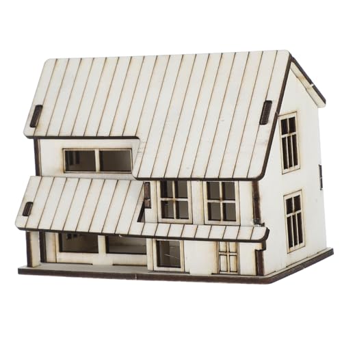 Sosoport Miniaturhaus Miniaturmodell Blockhausmodell Mini-Modell Mini-Kit Blockhaus-Bausatz holzspielzeug spielzeughaus holzhaus zum bemalen Miniatur-Holzhaus Kleines Holzhaus Beige Sosoport Miniaturhaus Miniaturmodell Blockhausmodell Mini-Modell Mini-Kit Blockhaus-Bausatz holzspielzeug spielzeughaus holzhaus zum bemalen Miniatur-Holzhaus Kleines Holzhaus Beige von Sosoport