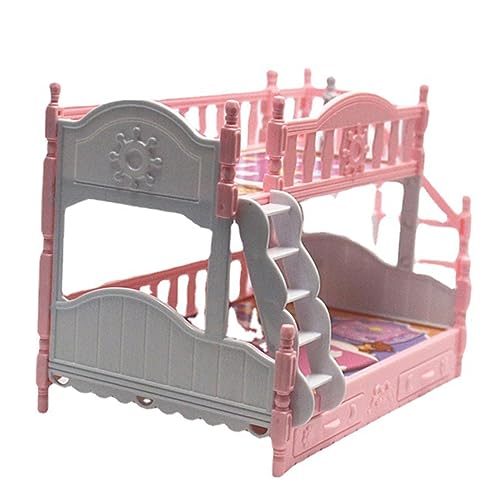 Sosoport Miniaturmöbel Doppelstockbett für Puppenhaus Mini Zubehör für Kreative Dekoration und Fotografie Langlebig und Leicht zu Transportieren Sosoport Miniaturmöbel Doppelstockbett für Puppenhaus Mini Zubehör für Kreative Dekoration und Fotografie Langlebig und Leicht zu Transportieren von Sosoport