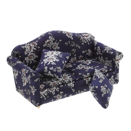 Sosoport Miniaturpuppenhaus -Sofa Mit Blumendruck Mini Dollhouse Couch Dollhouse Sofa Couch Für Miniatur Wohnzimmermöbel Und Sosoport Miniaturpuppenhaus -Sofa Mit Blumendruck Mini Dollhouse Couch Dollhouse Sofa Couch Für Miniatur Wohnzimmermöbel Und von Sosoport