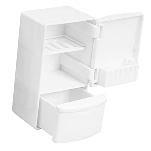 Sosoport Minikühlschrank Puppenhaus Gefrierschrank Möbel Spielzeugkühlschrank Mini-Gefrierschrank Gefrierschrank-Modelle Miniatur-Puppenhaus-Kühlschrank Plastik Weiß Sosoport Minikühlschrank Puppenhaus Gefrierschrank Möbel Spielzeugkühlschrank Mini-Gefrierschrank Gefrierschrank-Modelle Miniatur-Puppenhaus-Kühlschrank Plastik Weiß von Sosoport