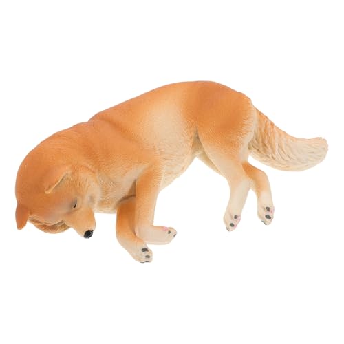 Sosoport Modell Tier Simulation Ornamente Hund Modell Simulation Tier Modell Ornamente Welpen Simulation Simulation Tier Katzen Schlafen Kunststoff Schokolade von Sosoport