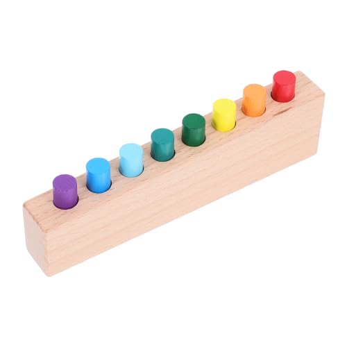 Sosoport Montessori Holzspielzeug für Kleinkinder Geometrisches Puzzle Hand Augen Koordination und Logischen Denkfähigkeiten Lustiges Lernspielzeug für Sicher zum Geburtstag von Sosoport