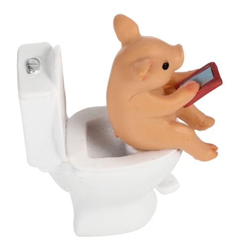 Sosoport Niedliches Harzschwein Dekofigur Kleines Schweinchen Ornament für Wohnzimmer und Kinderzimmer Verarbeitung Glatte Oberfläche Platzsparendes Design Vielseitiges Desktop Sosoport Niedliches Harzschwein Dekofigur Kleines Schweinchen Ornament für Wohnzimmer und Kinderzimmer Verarbeitung Glatte Oberfläche Platzsparendes Design Vielseitiges Desktop von Sosoport