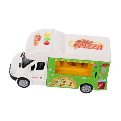 Sosoport Spielzeug Pizzaauto Mit Schiebefunktion Aus Kunststoff Für Junge Mädchen Zum Rollenspiel Und Lernen Pizzatheken Fantasievolle Spielerlebnisse von Sosoport