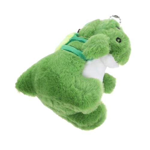 Sosoport Plüsch Dinosaurier Schlüsselanhänger Cartoon Stil Weiches Kuscheltier Anhänger Farbenfrohes Rucksack Accessoire Leichtes und Langlebiges Stofftier für Kindergeburtstag und von Sosoport