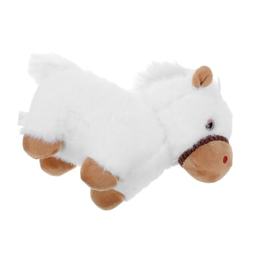 Sosoport Plüschpuppe Mit Sternzeichen Pferd: Maskottchen-Spielzeug Zum Chinesischen Neujahr 2026, 25 cm, Weißes Pferd Aus Baumwolle, Stofftier Für Das Frühlingsfest, Heimdekoration Sosoport Plüschpuppe Mit Sternzeichen Pferd: Maskottchen-Spielzeug Zum Chinesischen Neujahr 2026, 25 cm, Weißes Pferd Aus Baumwolle, Stofftier Für Das Frühlingsfest, Heimdekoration von Sosoport