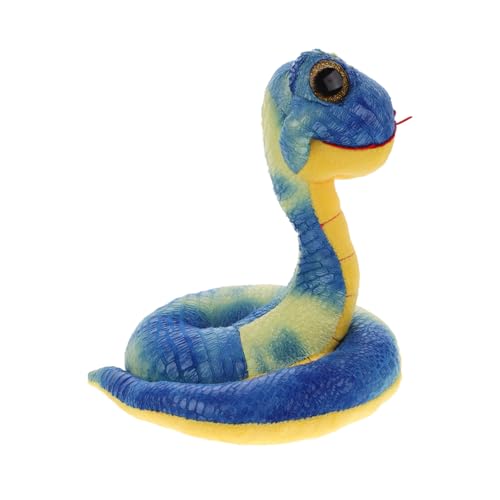 Sosoport Plüschschlange Lange Realistische Snake Dekoration für Partys und Halloween Perfektes Kuscheltier für Rollenspiele und Festliche Jahr der Schlange Mascot von Sosoport
