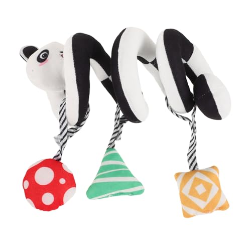 Sosoport Plüschspielzeug für Spirale Hängendes Aktivitäts mit Panda Design für Kinderwagen und Kinderbett Hochkontrastfarbige Motorikspielzeuge für Neugeborene und Kleinkinder Sosoport Plüschspielzeug für Spirale Hängendes Aktivitäts mit Panda Design für Kinderwagen und Kinderbett Hochkontrastfarbige Motorikspielzeuge für Neugeborene und Kleinkinder von Sosoport