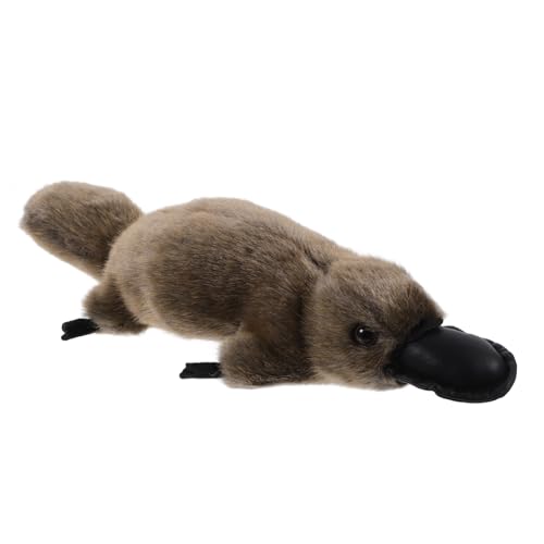 Sosoport Plüschtierpuppe Plüschtiere Plüsch Kuscheltier Kuscheltiere Plüsch Entenschnabeltiere Plüschtier Bett Plüschtier Kuscheltier Puppe Gefülltes Plüschtier Kuscheltiere Acryl Grau von Sosoport