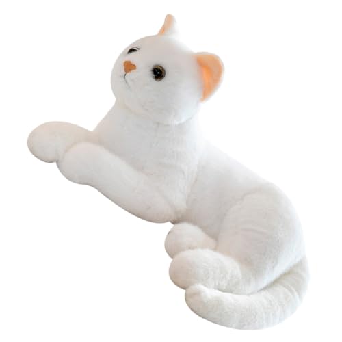 Sosoport Plüschtierpuppe Süßes Handgemachtes Plüsch Plüsch Für Die Nacht Lebensechte Ausgestopfte Katze Kinderkatze Plüschkatze Stofftier Plüschtiere Beschwerte Katzen von Sosoport