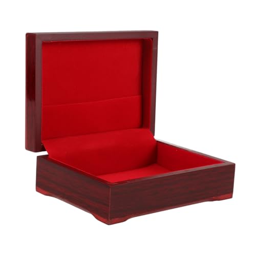 Sosoport Poker Aufbewahrungsbox aus Holz Vintage Holzbox für Spielkarten Aufbewahrungslösung Kompakt und Vielseitig für Zuhause und Büro Geschenkidee für Pokerliebhaber von Sosoport